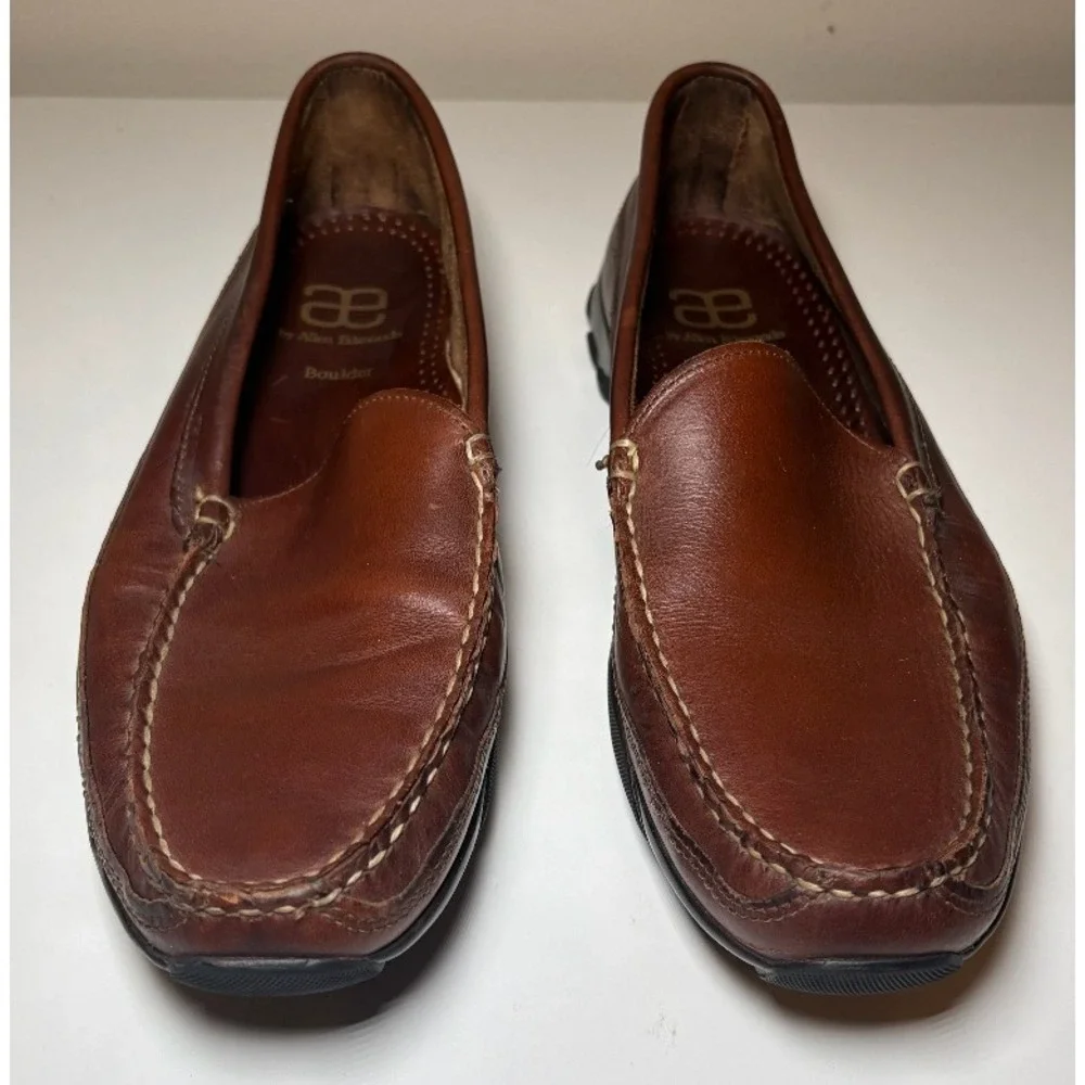 Allen Edmonds 'BOULDER' Leather Loafer Shoes | Brown | Size 10.5